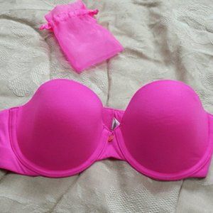 Victoria's Secret convertible bra, hot pink